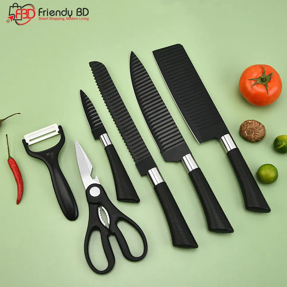 Zepter Stainless Steel  6Pcs Kitchen Knife Set